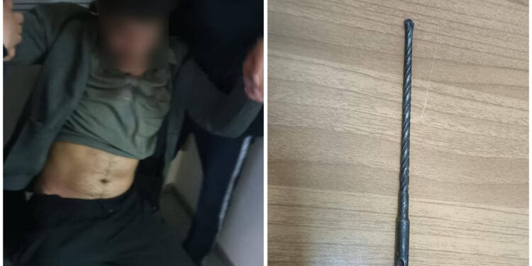 В Астане агрессивный мужчина пытался напасть на подростков