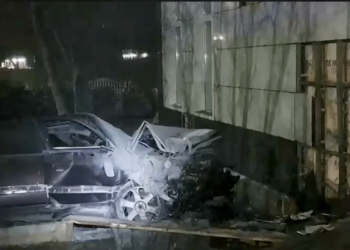 В Караганде женщину насмерть сбили на тротуаре