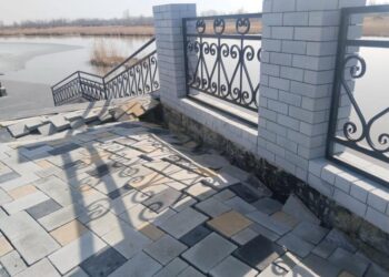 Солтүстікте 2 миллиард теңгеге салынған жағалау қыстан қалай шықты