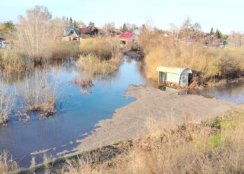 Петропавлда саяжай учаскелерін су басты