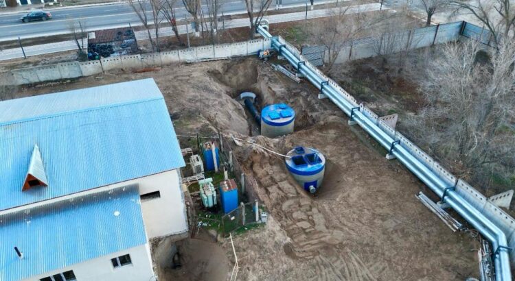 Реконструкция 11 КНС в Конаеве: 95% работ уже выполнено