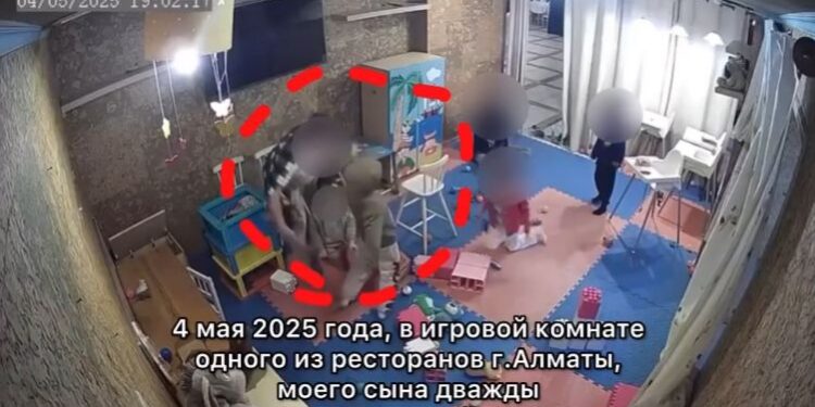 Алматыдағы мейрамханада ер адам 6 жастағы баланы ұрған