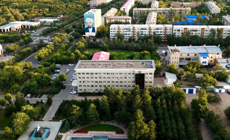 Қонаевта көгалдандыру жұмыстары жалғасуда