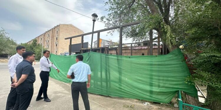 Құрылыс — тәртіппен: Қонаевтағы рейд нәтижесі