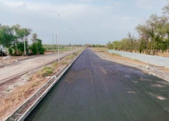 8-10-шағынаудандарда жаңа жол салынуда