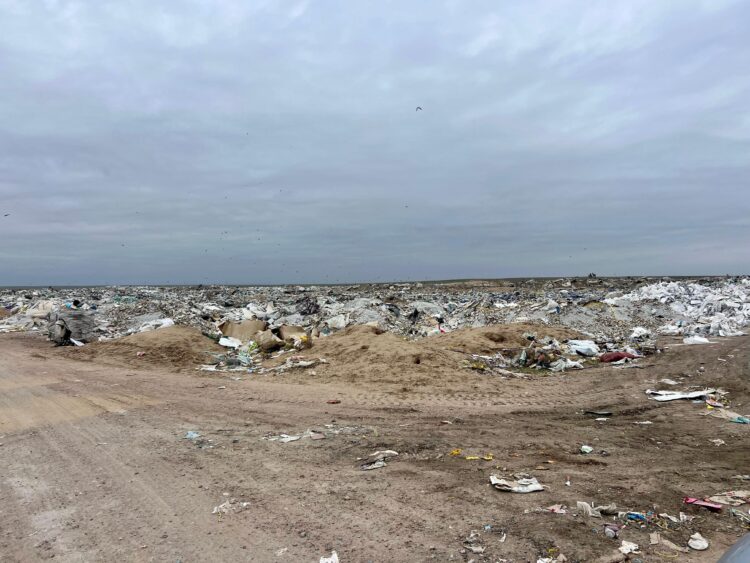 На полигоне в Конаеве строят водонакопительный резервуар — аналогов ранее не было