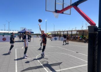 В Конаеве подвели итоги VI Молодежных игр РК по баскетболу 3×3