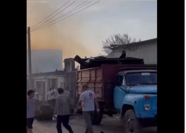 Қазығұртта жанармай бекетінде жарылыс болды