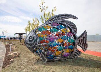 В Конаеве модернизируют свыше 6 километров береговой линии