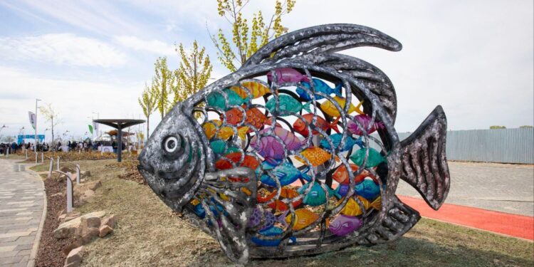 В Конаеве модернизируют свыше 6 километров береговой линии