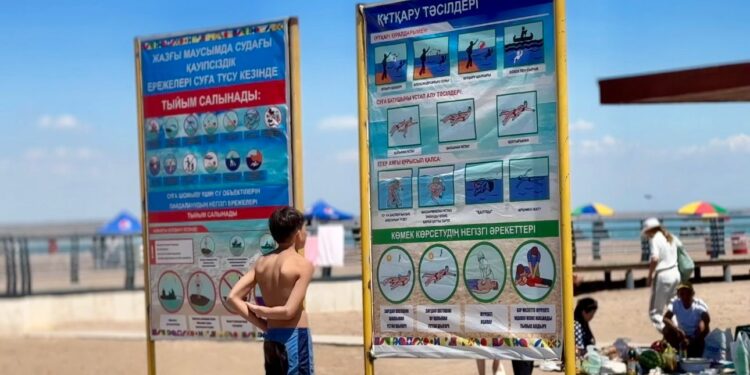 Қонаев жағажайларында 200-ге жуық құқықбұзушылық тіркелді