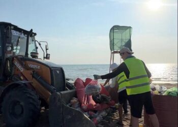 Қонаев жағажайларынан күн сайын жүз тоннаға жуық қоқыс шығарылады