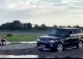 В Семее водителя Range Rover оштрафовали за езду по воде