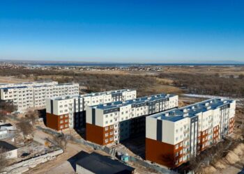 Қонаевта тұрғын үй құрылысы қарқын алды