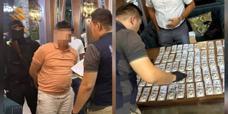 Түркістан облысында блогер 6,9 мың доллар бопсалау кезінде ұсталды