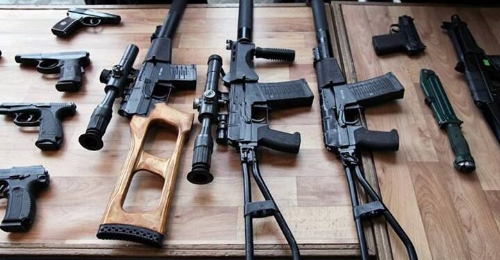 В Акмолинской области обнаружили тайник с оружием и боеприпасами