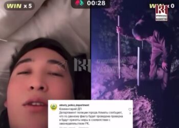 Алматыда блогер «хайп» үшін өзін тірідей көміп тастады, істі полиция тексеруде