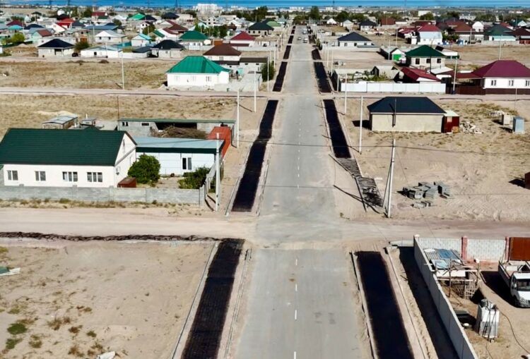 В Конаеве идёт капитальный ремонт дорог в микрорайоне «Карлыгаш»