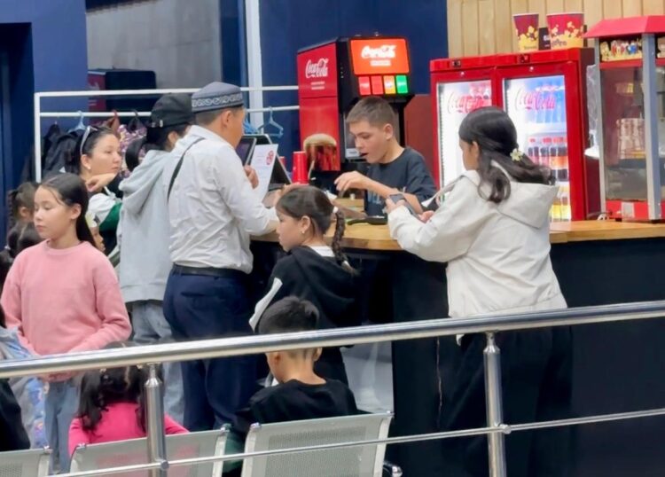 Қонаев қаласының 100-ден астам тұрғыны тегін кино тамашалады