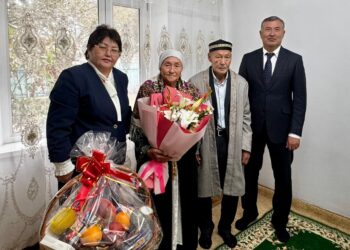 Қонаевтың қарт тұрғындарына құрмет көрсетілді