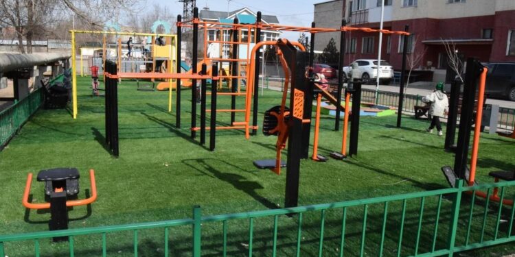 Қонаевта 15 қоғамдық аумақ абаттандырылуда