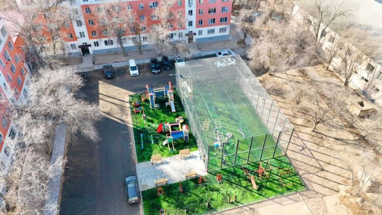 Қонаев тұрғындары абаттандыру жұмыстарына оң бағасын берді