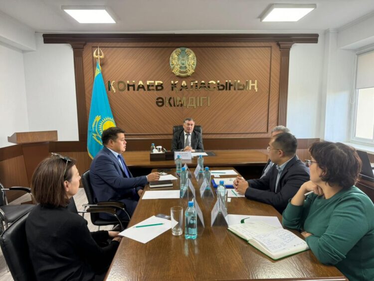 Қонаев қаласының әкімі POWERCHINA компаниясының өкілдерімен кездесті