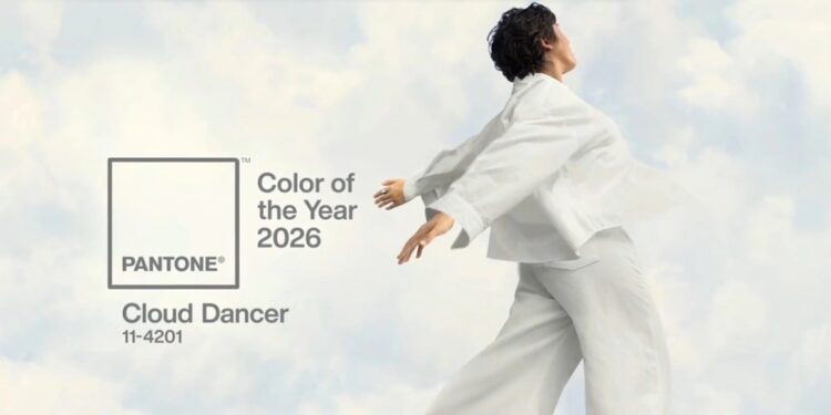 Pantone назвал цвет 2026 года — Cloud Dancer