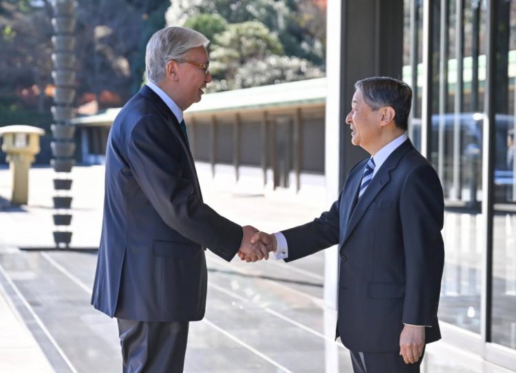 Мемлекет басшысы Жапония Императоры Нарухитомен кездесті