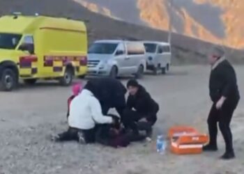 Турист из Филиппин погиб в ДТП в районе Кольсайских озёр