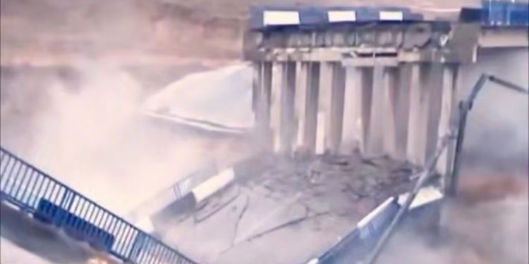 Түркістан облысында автокөлік көпірі ішінара опырылды