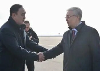 Токаев прибыл с рабочей поездкой в Жамбылскую область