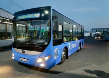 Қонаевта 5 жаңа автобус іске қосылды