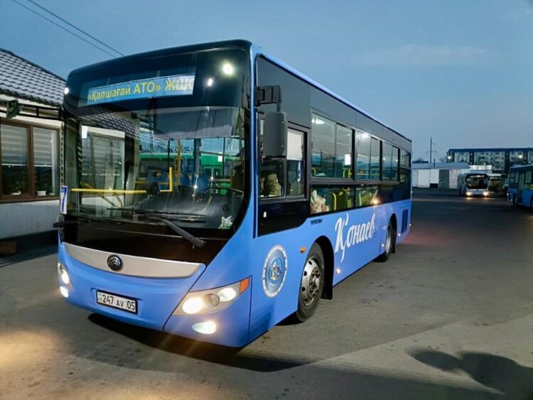 Қонаевта 5 жаңа автобус іске қосылды