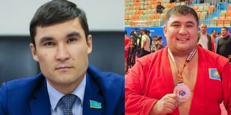 Олимпийского чемпиона Серика Сапиева избил его заместитель по работе