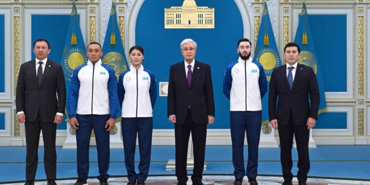 Токаев проводил казахстанскую сборную на Зимние Олимпийские игры