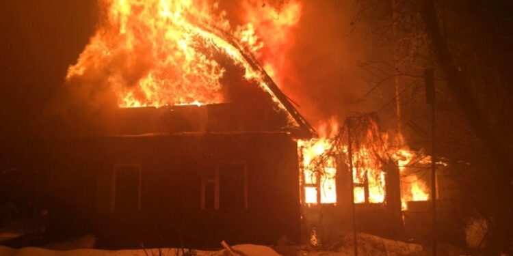 СҚО-да өрт салдарынан бес жасар қыз бала қаза тапты