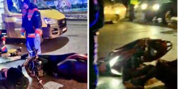 В Актобе подростки попали в ДТП на мопеде