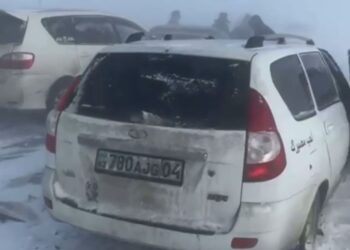 Массовое ДТП с участием 10 автомобилей произошло на трассе Актобе – Астрахань