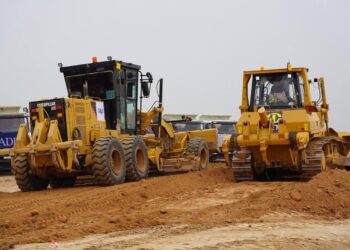 В Туркестанской области начато строительство объездной автодороги в обход города Сарыагаш