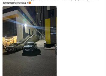 Қайғылы жағдай сабақ болмады: «Көркем-3» ТК ауласында көліктер жолды тағы да бөгеп тастады