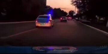 В Экибастузе водитель Mercedes устроил погоню с полицией