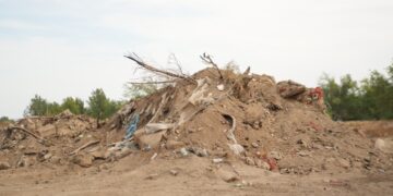 В Шенгельды ликвидировали стихийные свалки и вывезли 1 200 тонн отходов
