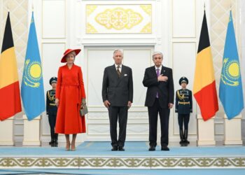 Король и королева Бельгии впервые прибыли в Казахстан с государственным визитом