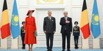 Король и королева Бельгии впервые прибыли в Казахстан с государственным визитом